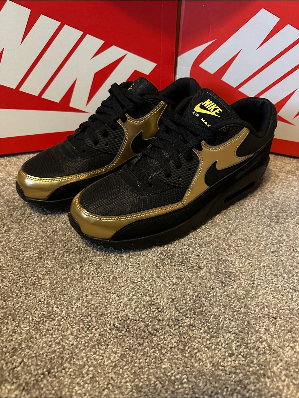 Nike Air Max 90 Essential 'Black Gold’ (2016) Size 10